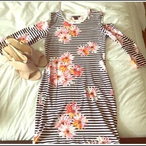 Cold Shoulder Dress- French connection